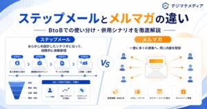 ステップメールとメルマガの違い