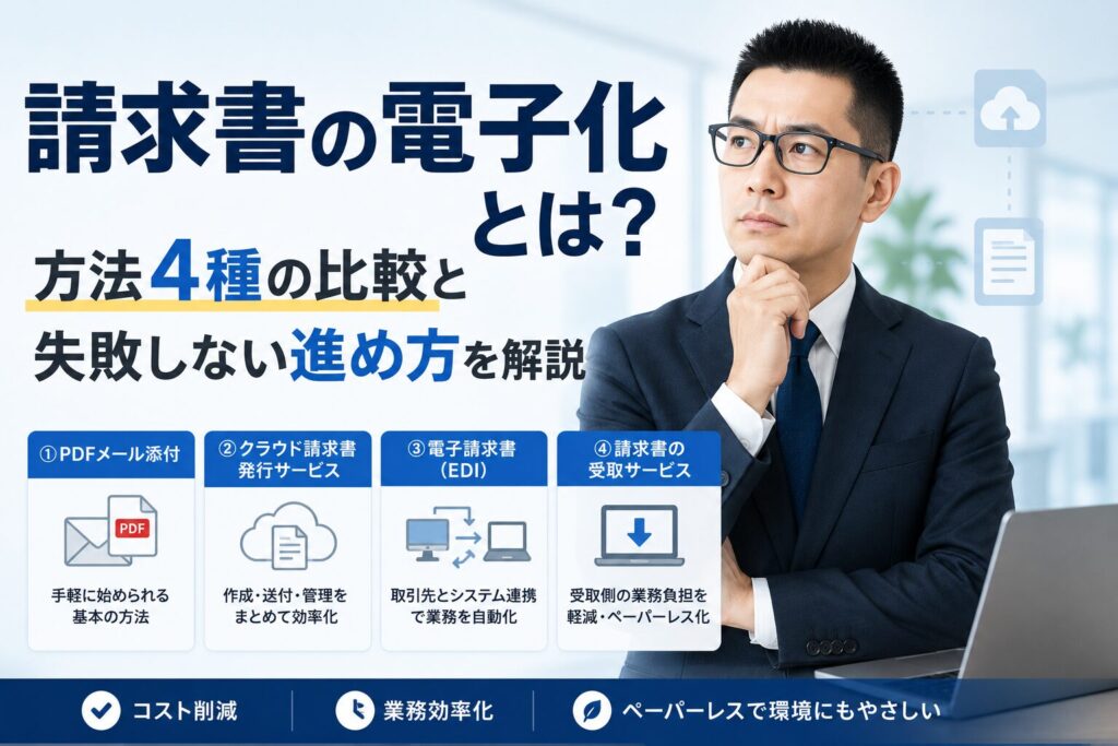 請求書の電子化とは