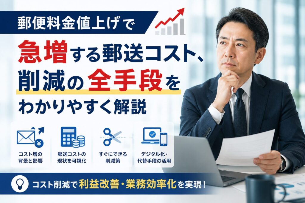 郵送 コスト 削減