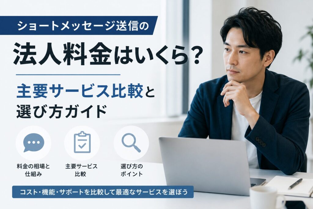 ショートメッセージ 法人 料金